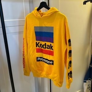 Men’s yellow Kodak hoodie size Small